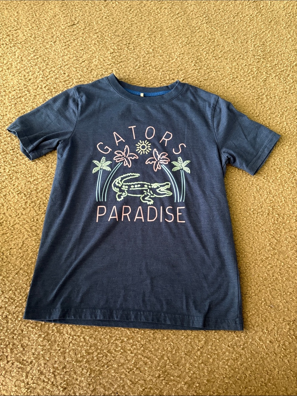 chubbies Navy Gators Paradise Graphic Tee